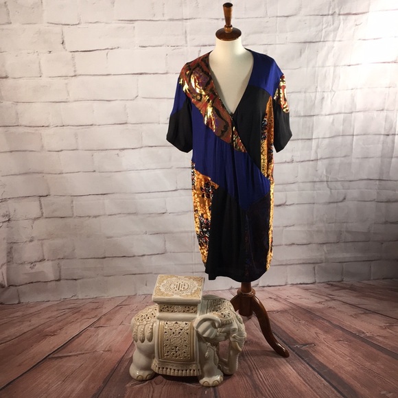 HD in Paris Camellia Patchwork Dress - Picture 2 of 9